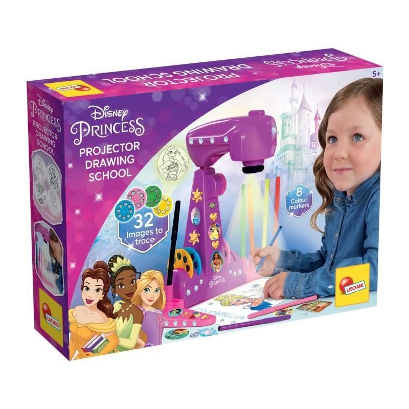 Projecteur de dessins - LISCIANIGIOCHI - PRINCESSES - Accessoires Incl Projecteur de dessins - LISCIANIGIOCHI - PRINCESSES - Accessoires Incl