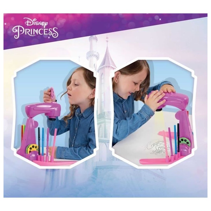 Projecteur de dessins - LISCIANIGIOCHI - PRINCESSES - Accessoires Inclus, Modeles Princesses Projecteur de dessins - LISCIANIGIOCHI - PRINCESSES - Accessoires Inclus, Modeles Princesses