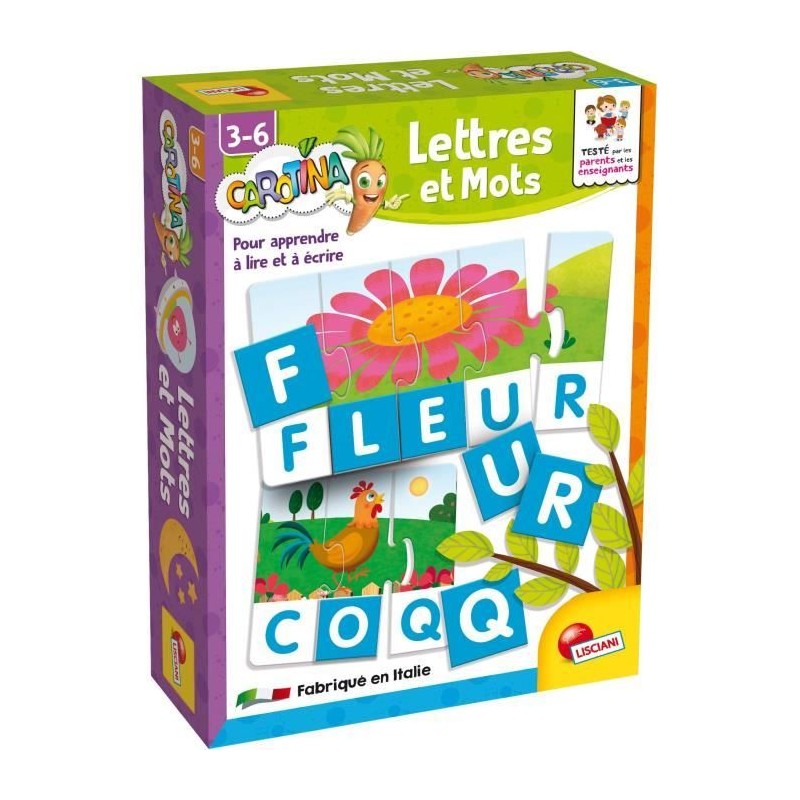 Lettres et Mots - Carotina - Apprendre a lire et a écrire simplement Lettres et Mots - Carotina - Apprendre a lire et a écrire simplement