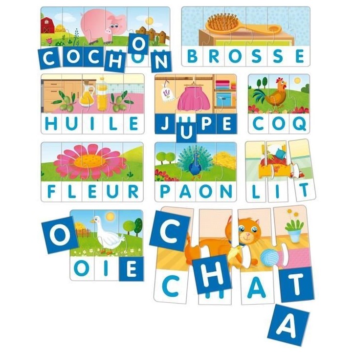 Lettres et Mots - Carotina - Apprendre a lire et a écrire simplement - LISCIANI