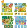 Jeu d'Association - CAROTINA BABY - Découverte des animaux