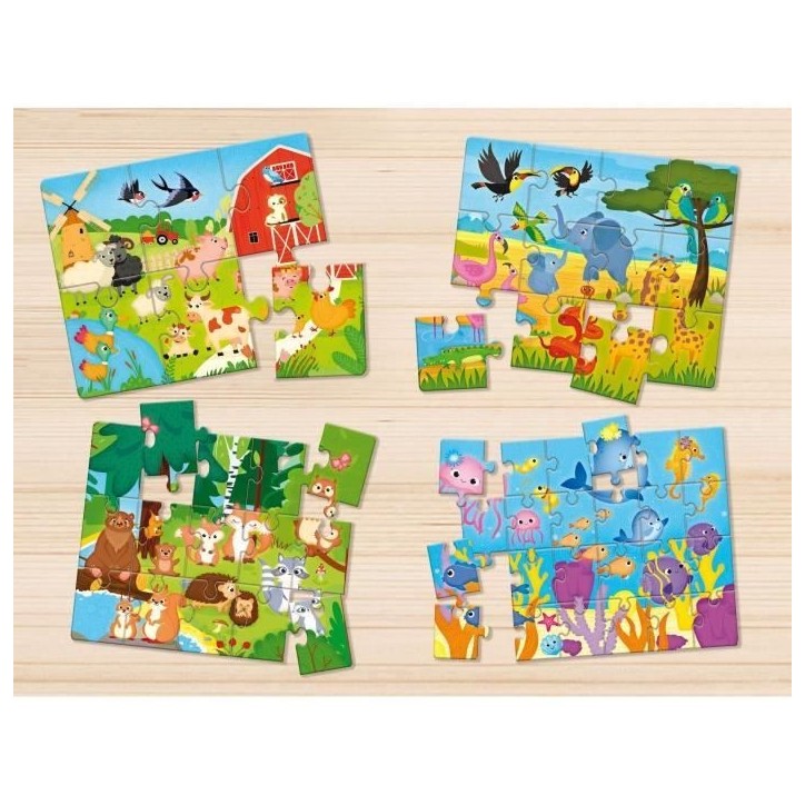 Jeu d'Association - CAROTINA BABY - Découverte des animaux Jeu d'Association - CAROTINA BABY - Découverte des animaux