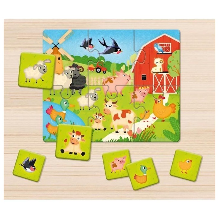 Jeu d'Association - CAROTINA BABY - Découverte des animaux Jeu d'Association - CAROTINA BABY - Découverte des animaux