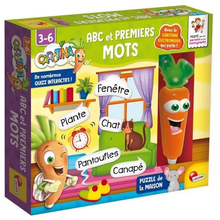 ABC - Stylo parlant - CAROTINA - Apprentissage de l'alphabet, Stylo interactif ABC - Stylo parlant - CAROTINA - Apprentissage de l'alphabet, Stylo interactif