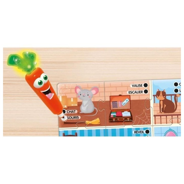 ABC - Stylo parlant - CAROTINA - Apprentissage de l'alphabet, Stylo interactif ABC - Stylo parlant - CAROTINA - Apprentissage de l'alphabet, Stylo interactif