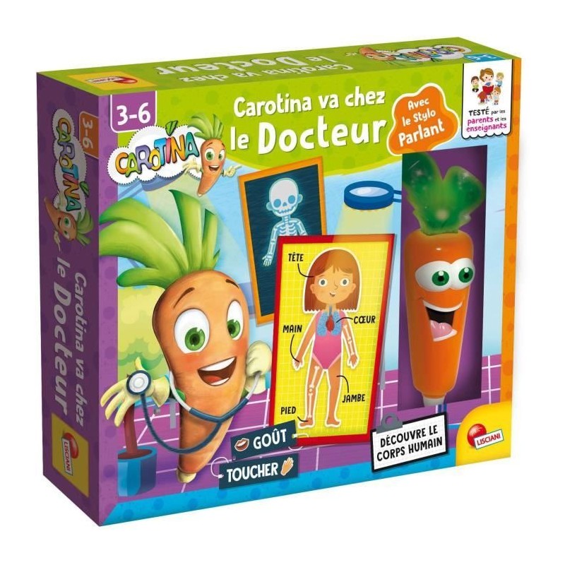 Docteur - Stylo parlant - CAROTINA - Découverte du corps humain, Styl Docteur - Stylo parlant - CAROTINA - Découverte du corps humain, Styl