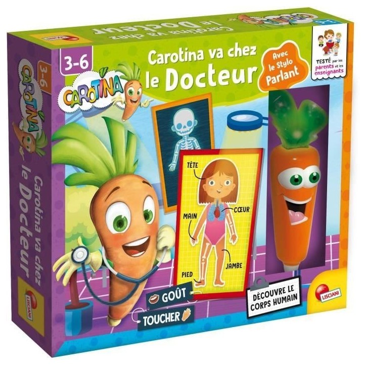 Docteur - Stylo parlant - CAROTINA - Découverte du corps humain, Stylo interactif Docteur - Stylo parlant - CAROTINA - Découverte du corps humain, Stylo interactif