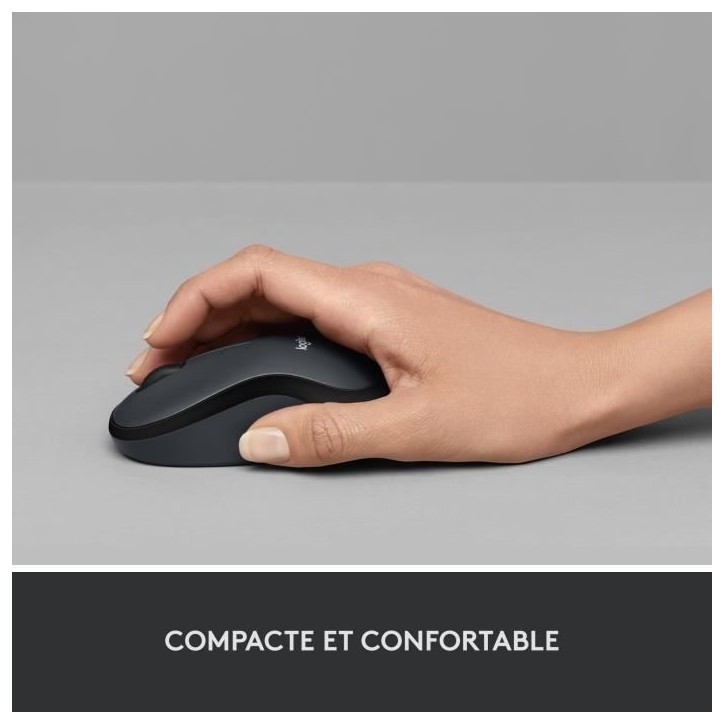 Souris - Sans Fil - Logitech - M220 Silent - Noir - Silencieuse