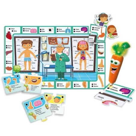 Docteur - Stylo parlant - CAROTINA - Découverte du corps humain, Stylo interactif