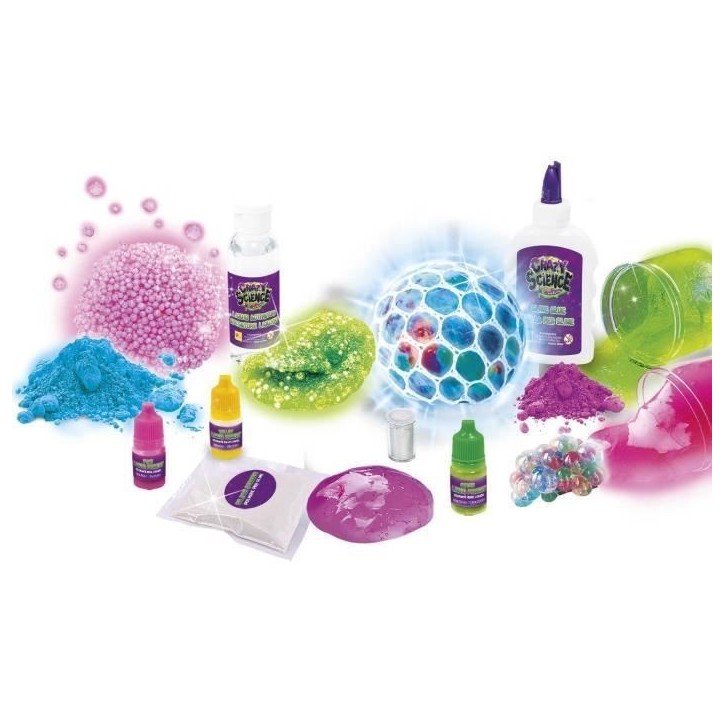 Slime de la Nuit - Kit Scientifique - CRAZY SCIENCE - Phosphorescent, Composants lumineux Slime de la Nuit - Kit Scientifique - CRAZY SCIENCE - Phosphorescent, Composants lumineux
