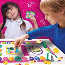 Talent School - Jeu de Parcours a Quiz - LISCIANIGIOCHI - Cartes Quiz,