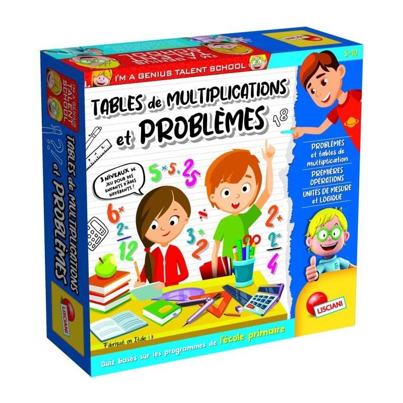 Génius Talent school - le jeu des multiplications et problemes - s'ad Génius Talent school - le jeu des multiplications et problemes - s'ad