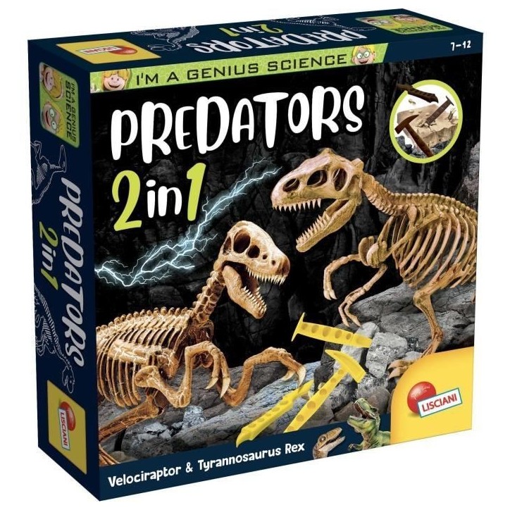 Prédateurs 2 en 1 - Kit Scientifique - I'M A GENIUS - Deux blocs a creuser Prédateurs 2 en 1 - Kit Scientifique - I'M A GENIUS - Deux blocs a creuser
