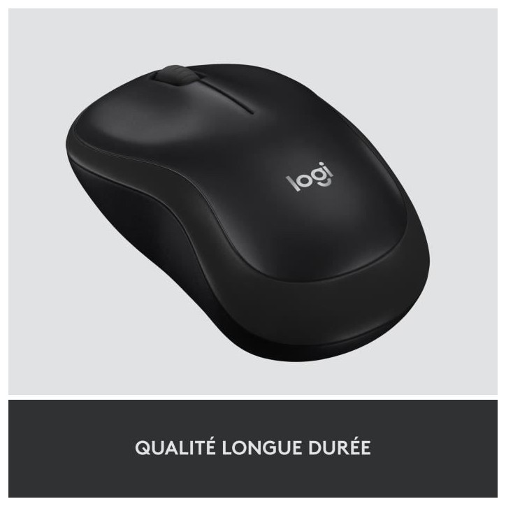 Souris - Sans Fil - Logitech - M220 Silent - Noir - Silencieuse