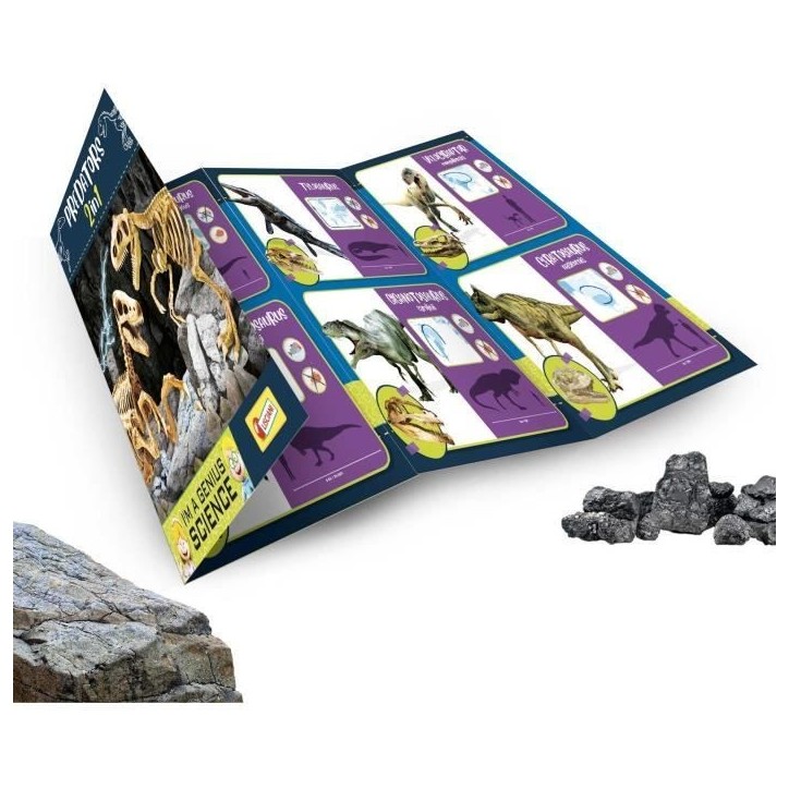 Prédateurs 2 en 1 - Kit Scientifique - I'M A GENIUS - Deux blocs a creuser Prédateurs 2 en 1 - Kit Scientifique - I'M A GENIUS - Deux blocs a creuser