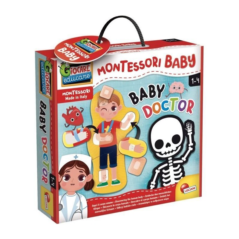 Jeu éducatif - LISCIANI - Montessori Baby Doctor - Découverte du cor Jeu éducatif - LISCIANI - Montessori Baby Doctor - Découverte du cor