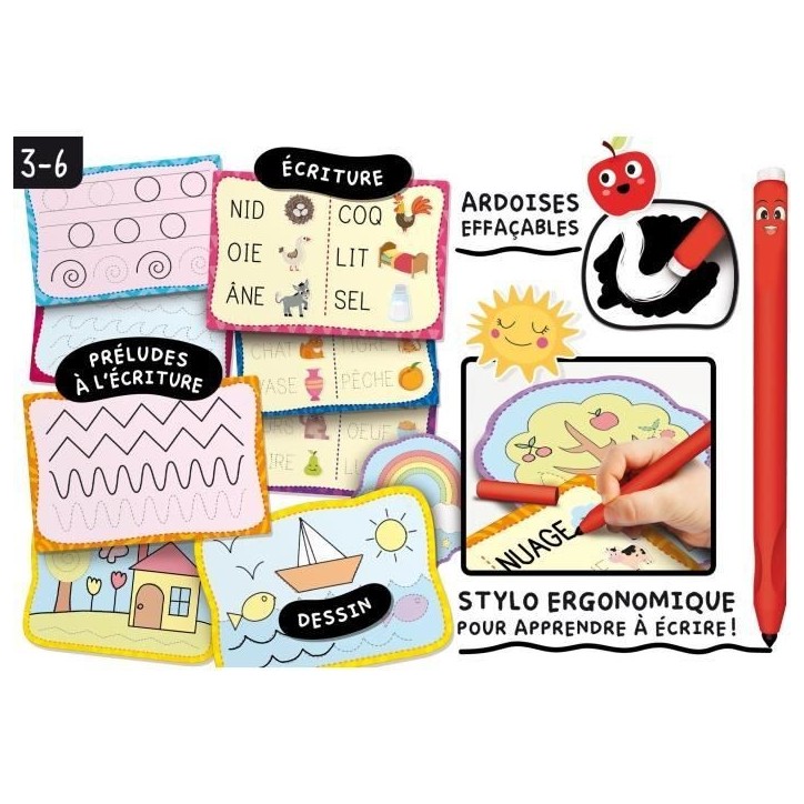 Stylo ergonomique - Montessori Pen Super Ecole d'écriture - LISCIANI Stylo ergonomique - Montessori Pen Super Ecole d'écriture - LISCIANI