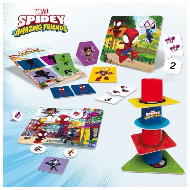 Collection de 10 jeux éducatifs pour les plus petits - Spidey - Edu Games - LISCIANI Collection de 10 jeux éducatifs pour les plus petits - Spidey - Edu Games - LISCIANI