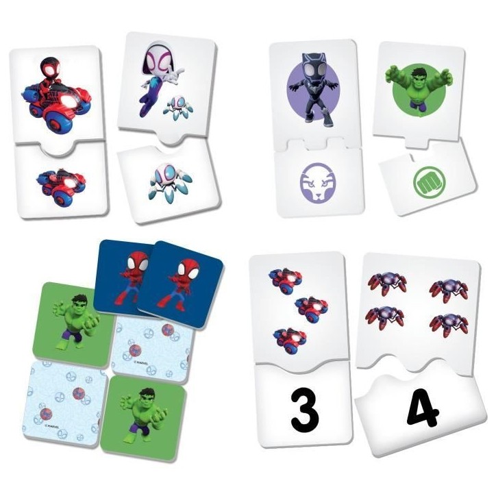Collection de 10 jeux éducatifs pour les plus petits - Spidey - Edu Games - LISCIANI Collection de 10 jeux éducatifs pour les plus petits - Spidey - Edu Games - LISCIANI
