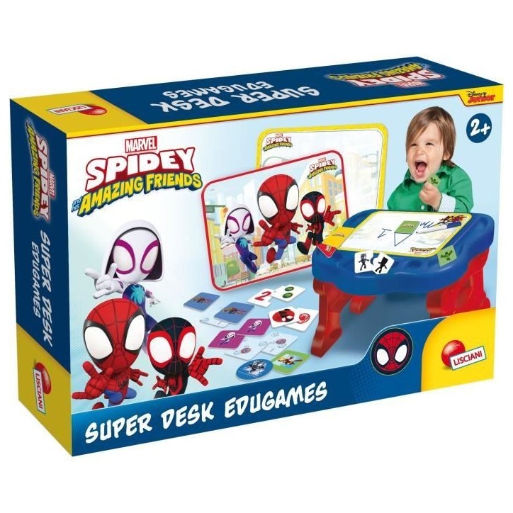 Bureau d'activités pour enfants - Spidey Super desk - Edu games - LISCIANI