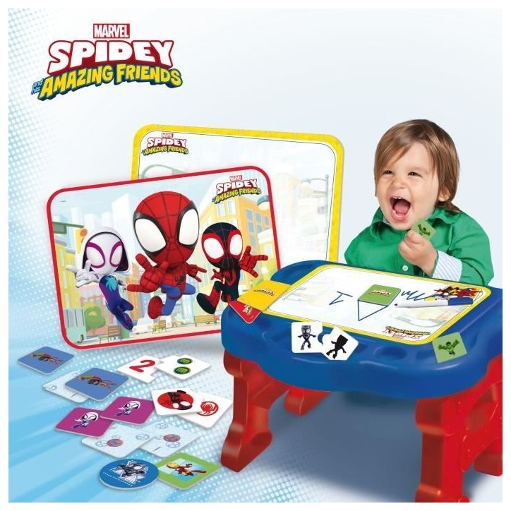 Bureau d'activités pour enfants - Spidey Super desk - Edu games - LISCIANI