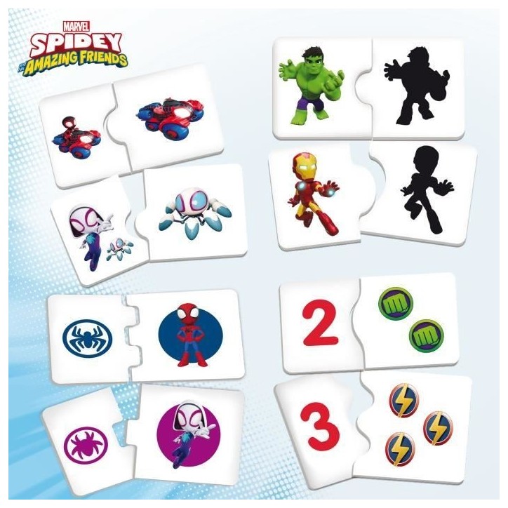 Bureau d'activités pour enfants - Spidey Super desk - Edu games - LISCIANI