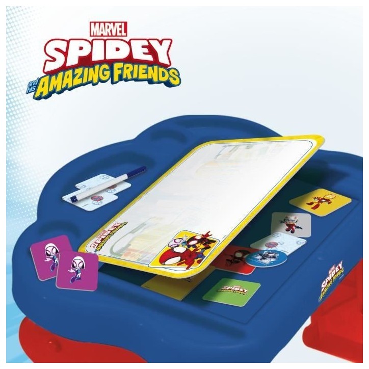 Bureau d'activités pour enfants - Spidey Super desk - Edu games - LISCIANI