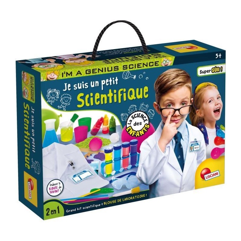 Jeu scientifique pour enfants - LISCIANI - Génius Science - Je suis u Jeu scientifique pour enfants - LISCIANI - Génius Science - Je suis u