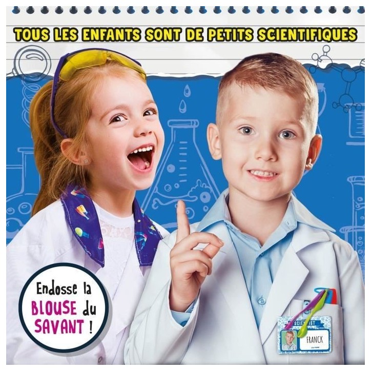 Jeu scientifique pour enfants - LISCIANI - Génius Science - Je suis un petit scientifique - A partir de 5 ans Jeu scientifique pour enfants - LISCIANI - Génius Science - Je suis un petit scientifique - A partir de 5 ans
