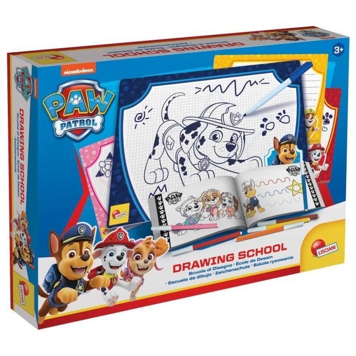 Kit de dessin - LISCIANIGIOCHI - PAT'PATROUILLE - Feutres, Modele Pat' Patrouille Kit de dessin - LISCIANIGIOCHI - PAT'PATROUILLE - Feutres, Modele Pat' Patrouille