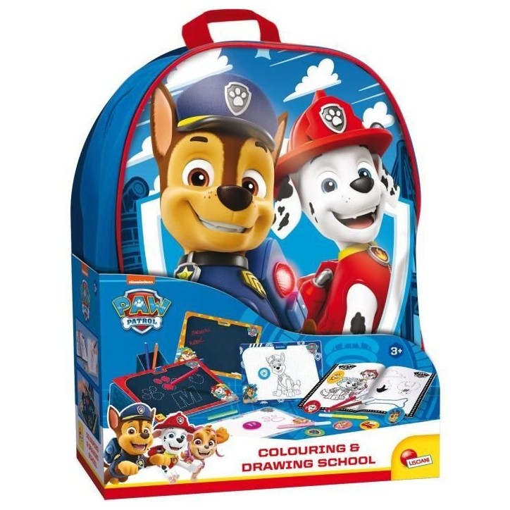 Sac a dos école de dessin et coloriage - Paw Patrol - LISCIANI Sac a dos école de dessin et coloriage - Paw Patrol - LISCIANI