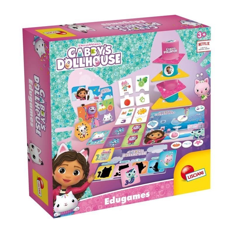 Collection éducative - LISCIANI - Gabby's Dollhouse - Jeux variés -
