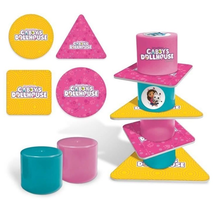 Collection éducative - LISCIANI - Gabby's Dollhouse - Jeux variés - Logique et imagination - Theme maison de poupée