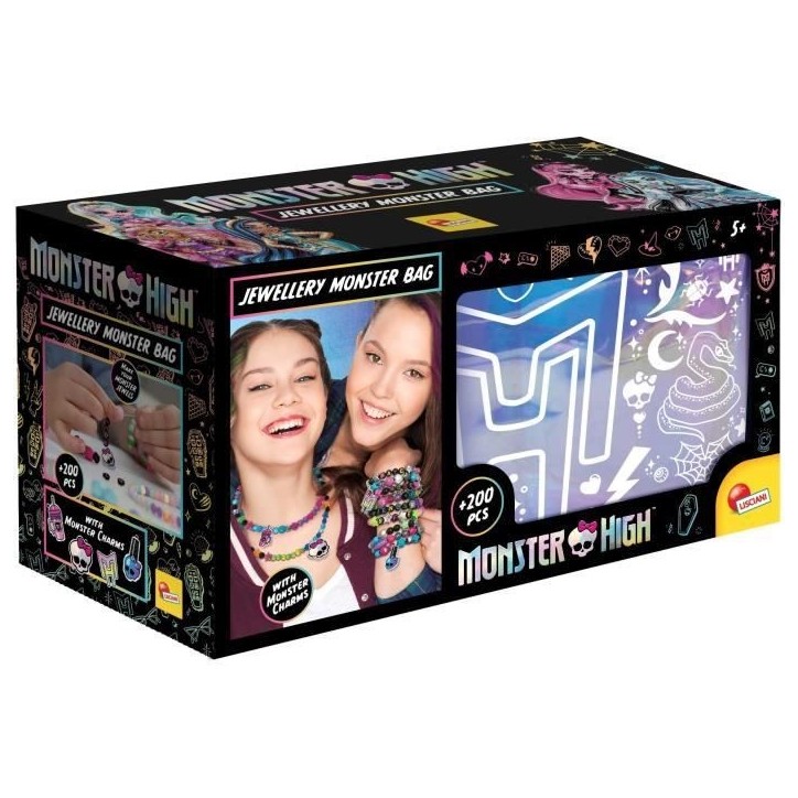 Kit bijoux - LISCIANI - Monster High - Scary Jewels Display - Perles et breloques - Créations portables Kit bijoux - LISCIANI - Monster High - Scary Jewels Display - Perles et breloques - Créations portables