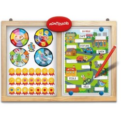 Tableau éducatif - LISCIANI - Montessori Pen - Super école - Activit