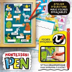 Tableau éducatif - LISCIANI - Montessori Pen - Super école - Activit