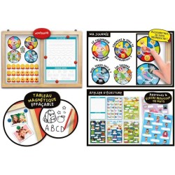 Tableau éducatif - LISCIANI - Montessori Pen - Super école - Activit