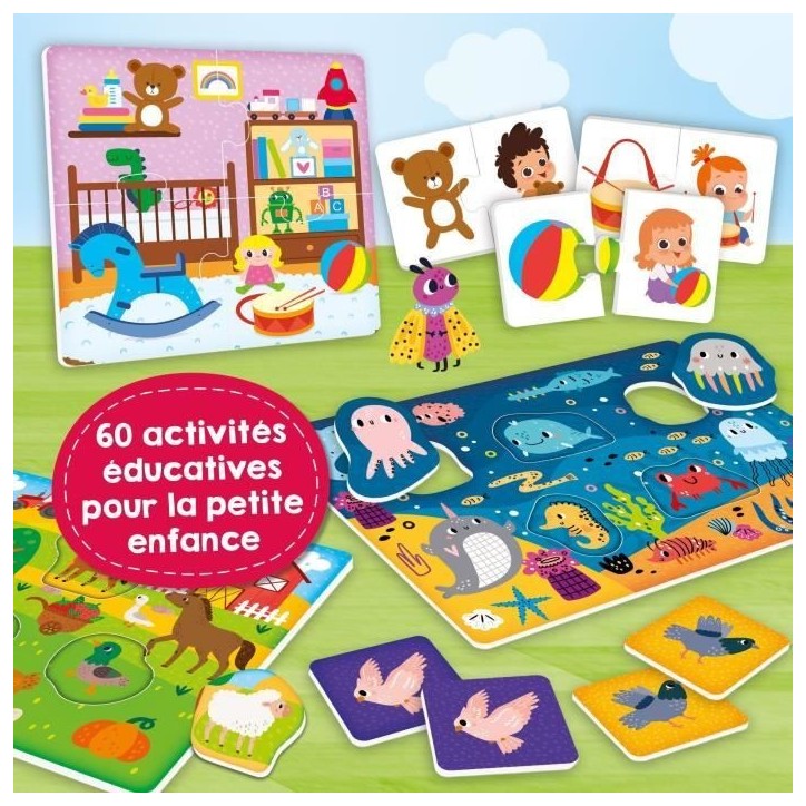 Jeu éducatif - LISCIANI - Carotina Baby - 60 activités - Mémoire et logique - Découverte des bases - Des 2 ans Jeu éducatif - LISCIANI - Carotina Baby - 60 activités - Mémoire et logique - Découverte des bases - Des 2 ans