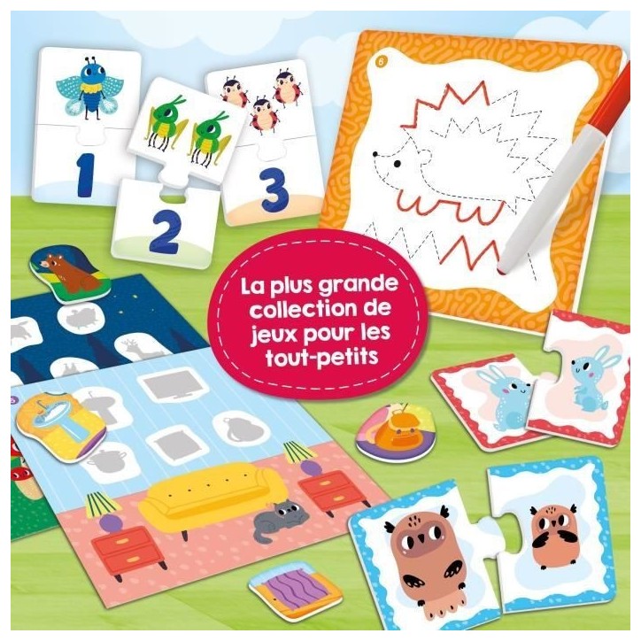 Jeu éducatif - LISCIANI - Carotina Baby - 60 activités - Mémoire et logique - Découverte des bases - Des 2 ans Jeu éducatif - LISCIANI - Carotina Baby - 60 activités - Mémoire et logique - Découverte des bases - Des 2 ans