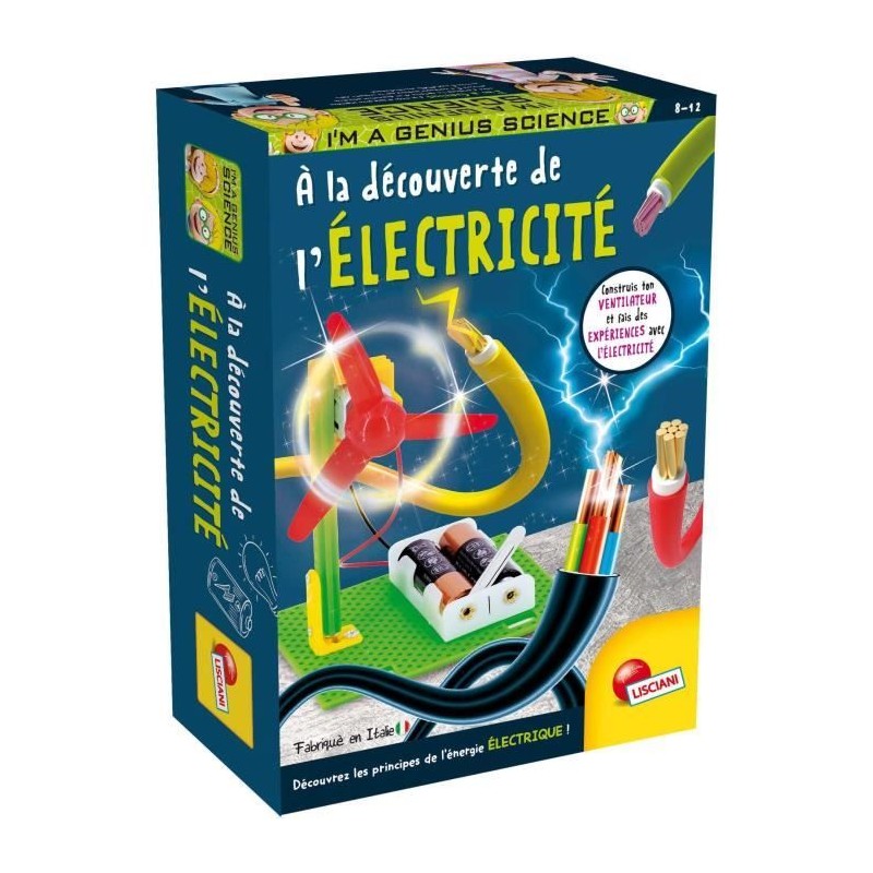 Découverte de l'éléctricité - Kit Scientifique - I'M A GENIUS POCK Découverte de l'éléctricité - Kit Scientifique - I'M A GENIUS POCK