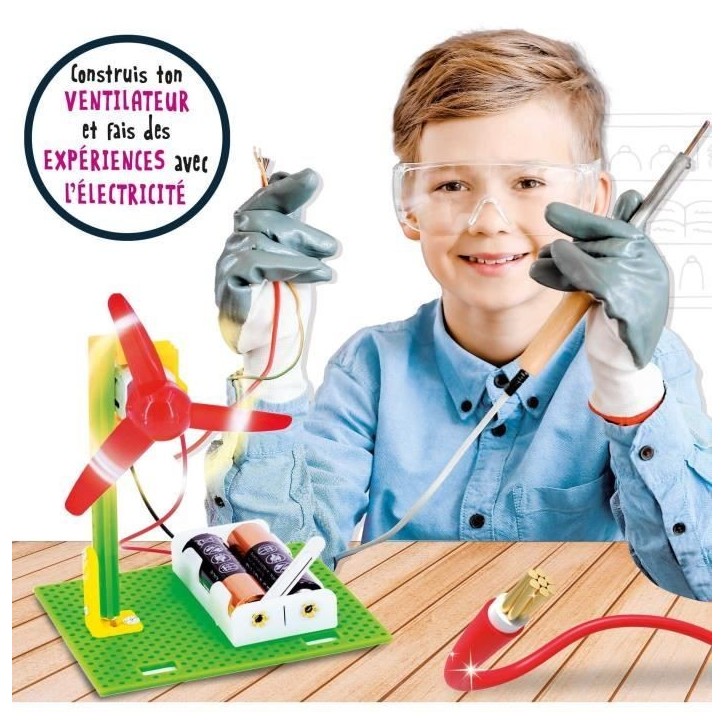 Découverte de l'éléctricité - Kit Scientifique - I'M A GENIUS POCKET - Composants sûrs