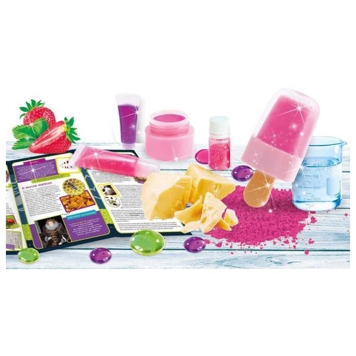 Découverte de la cosmétique - Kit Scientifique - I'M A GENIUS POCKET - Ingrédients naturels, Recettes variées Découverte de la cosmétique - Kit Scientifique - I'M A GENIUS POCKET - Ingrédients naturels, Recettes variées