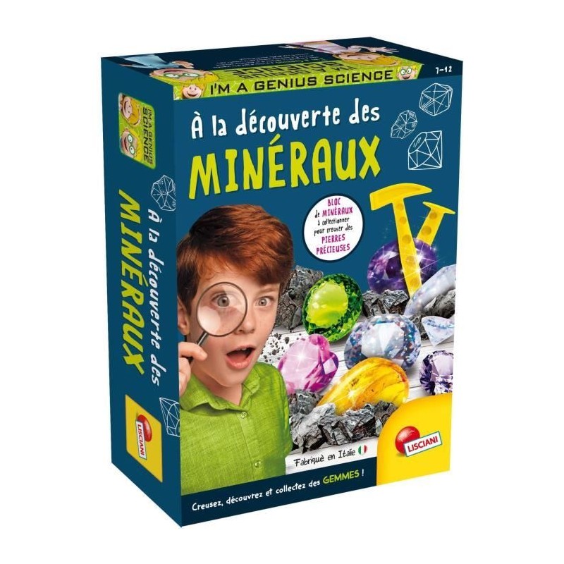 Découverte des minéraux - Kit Scientifique - I'M A GENIUS POCKET - B Découverte des minéraux - Kit Scientifique - I'M A GENIUS POCKET - B