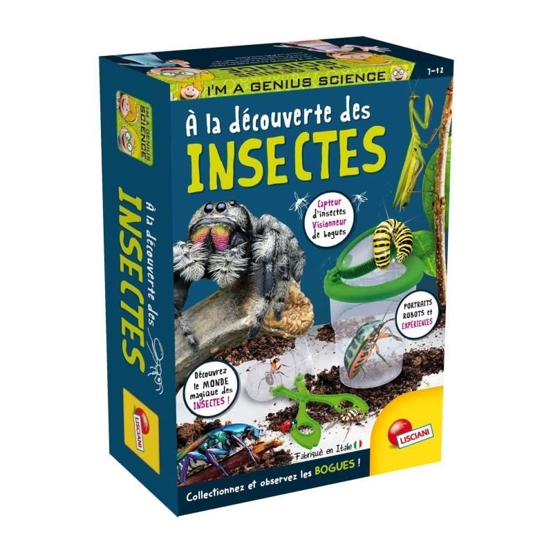 Découverte des insectes - Kit Scientifique - I'M A GENIUS POCKET Découverte des insectes - Kit Scientifique - I'M A GENIUS POCKET