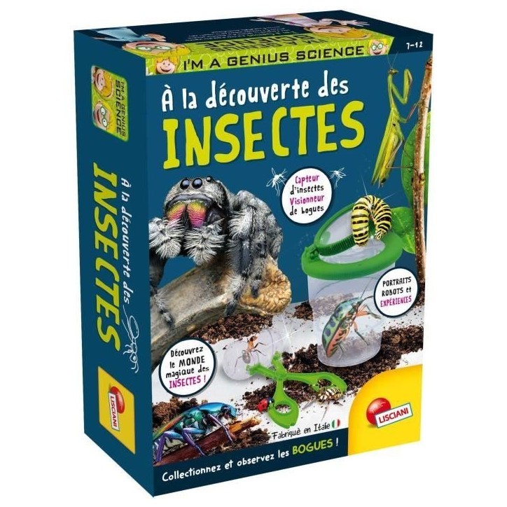 Découverte des insectes - Kit Scientifique - I'M A GENIUS POCKET Découverte des insectes - Kit Scientifique - I'M A GENIUS POCKET