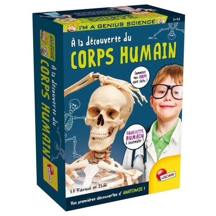 Découverte du corps humain - Kit Scientifique - I'M A GENIUS POCKET - Modele 3D