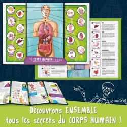 Découverte du corps humain - Kit Scientifique - I'M A GENIUS POCKET -