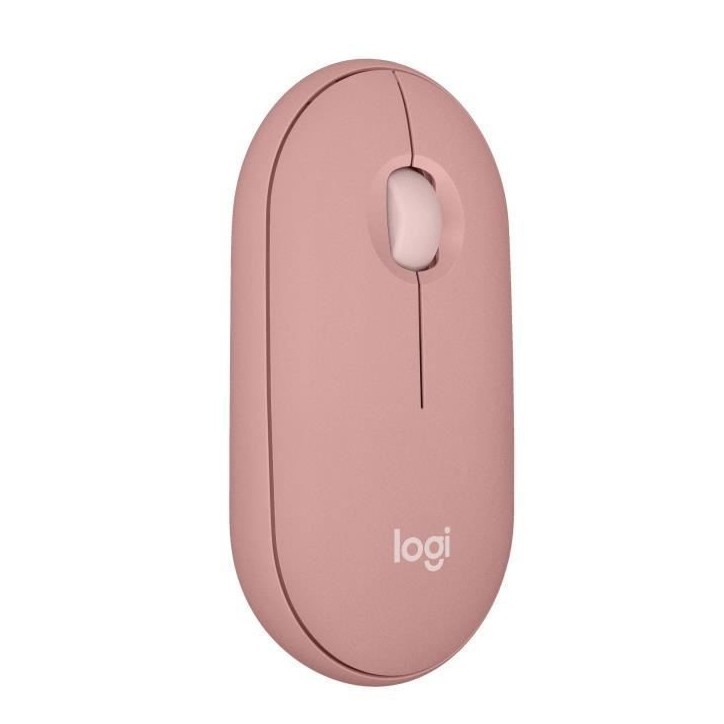 Souris - Sans fil - Logitech - Pebble Mouse 2 M350s - Rose Souris - Sans fil - Logitech - Pebble Mouse 2 M350s - Rose