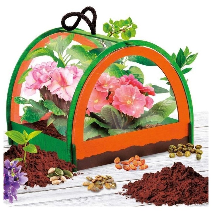 Découverte de la botanique - Kit Scientifique - I'M A GENIUS POCKET - Serre miniature, Expériences botaniques Découverte de la botanique - Kit Scientifique - I'M A GENIUS POCKET - Serre miniature, Expériences botaniques