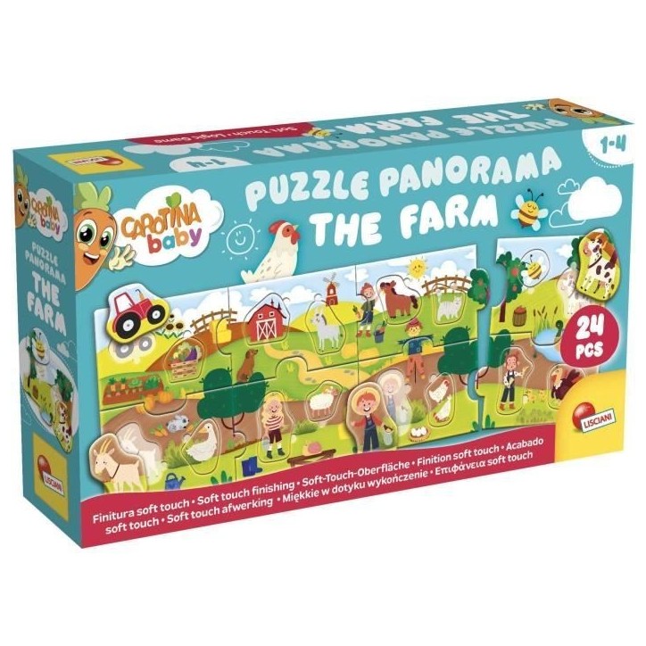 La Ferme - Puzzle panoramique - CAROTINA BABY - Développement de la logique, Motricité fine La Ferme - Puzzle panoramique - CAROTINA BABY - Développement de la logique, Motricité fine
